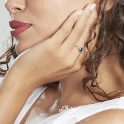 Histoire d'Or Bague Or Blanc Marie Saphir Diamants