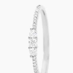 Bague Or Blanc Sabine Diamants-Histoire d'Or Discount