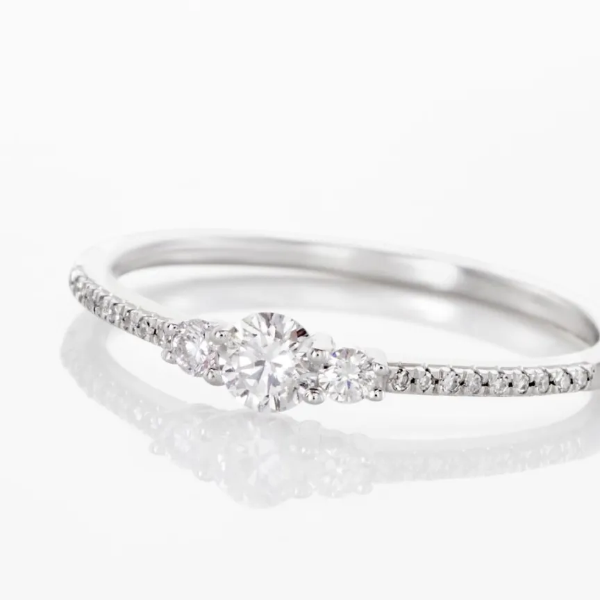 Bague Or Blanc Sabine Diamants-Histoire d'Or Discount