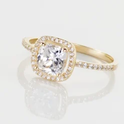 Bague Or Jaune Adrienne Oxydes De Zirconium-Histoire d'Or Discount