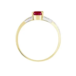 Bague Or Jaune Candice Rubis-Histoire d'Or Sale