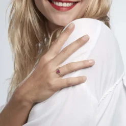 Bague Or Jaune Candice Rubis-Histoire d'Or Sale