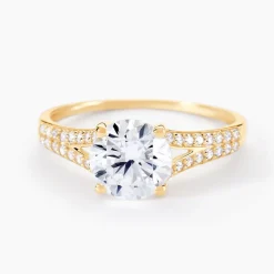 Histoire d'Or Bague Or Jaune Carolina Oxyde De Zirconium