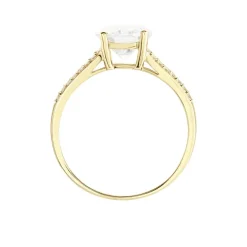 Histoire d'Or Bague Or Jaune Carolina Oxyde De Zirconium