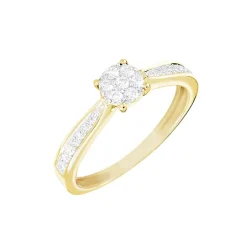 Bague Or Jaune Celia Diamants-Histoire d'Or Online