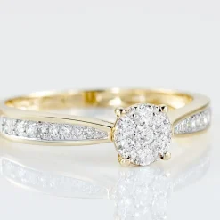 Bague Or Jaune Celia Diamants-Histoire d'Or Online