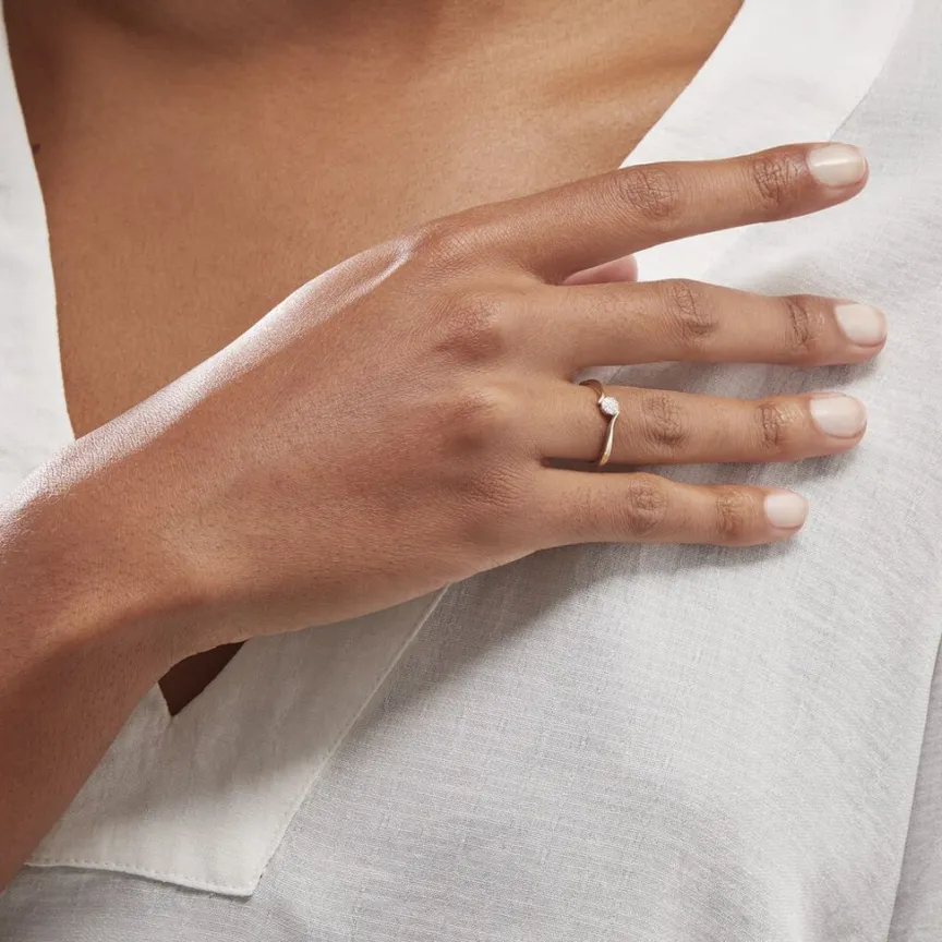 Bague Or Jaune Cerisette Diamant-Histoire d'Or Online