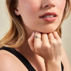 Bague Or Jaune Clothilde Topaze Oxydes De Zirconium-Histoire d'Or New