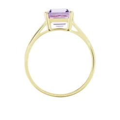 Bague Or Jaune Faraj Amethyste-Histoire d'Or Sale