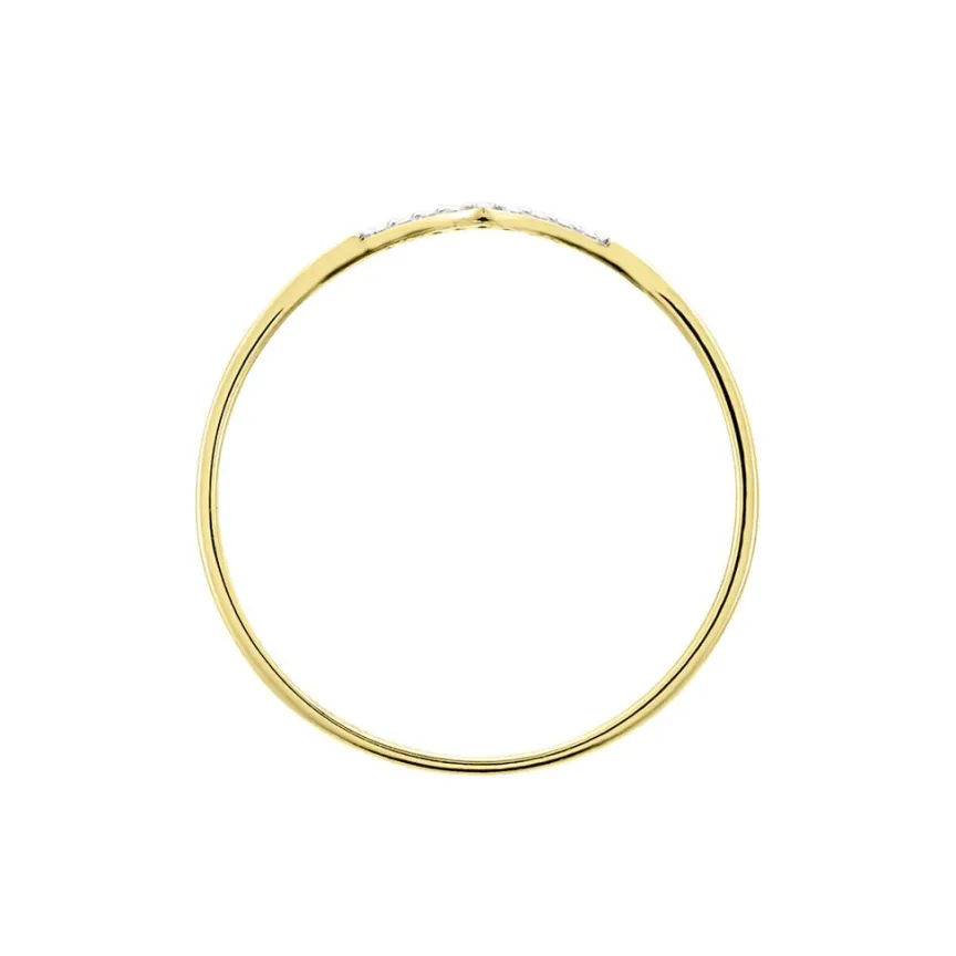 Bague Or Jaune Kaitlynn Diamant-Histoire d'Or Discount