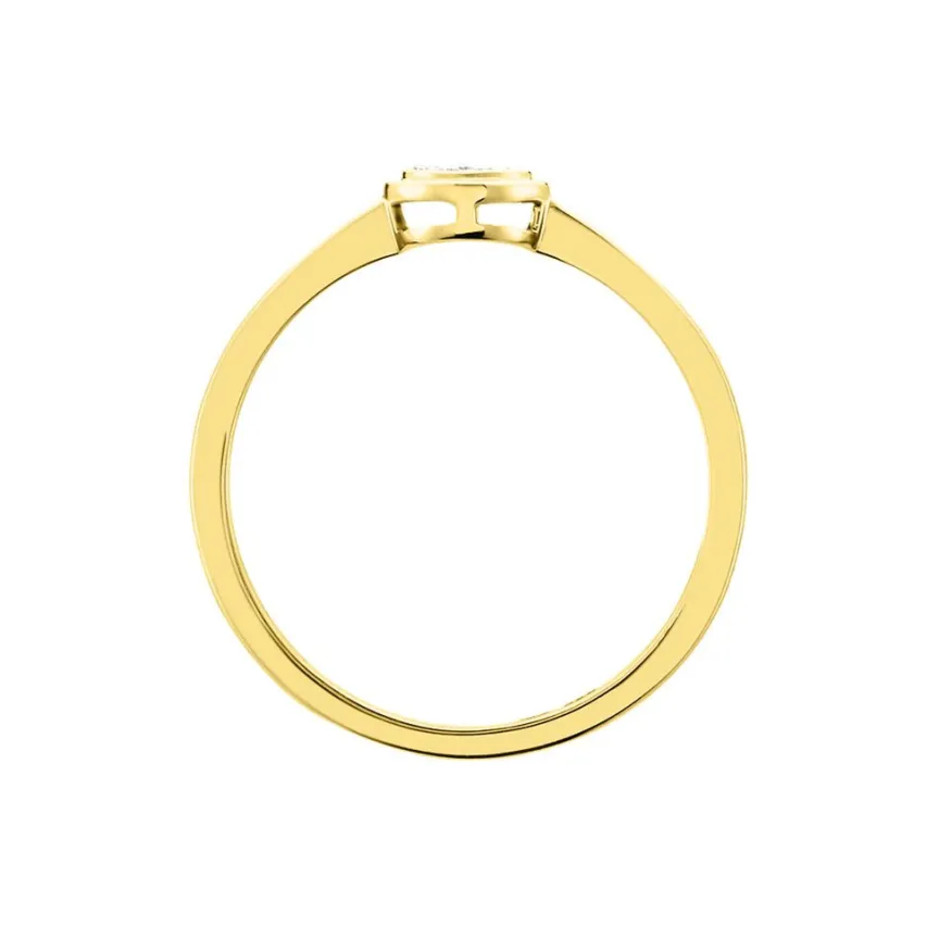 Bague Or Jaune Kaylynn Diamants-Histoire d'Or Sale