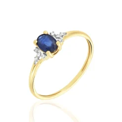 Histoire d'Or Bague Or Jaune Marie Saphir Diamants