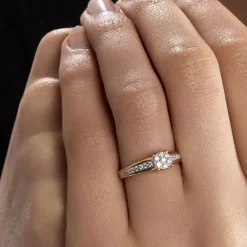 Bague Or Jaune Multi Pierres Diamants-Histoire d'Or