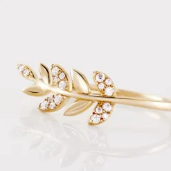 Bague Or Jaune Nahia Oxydes De Zirconium-Histoire d'Or