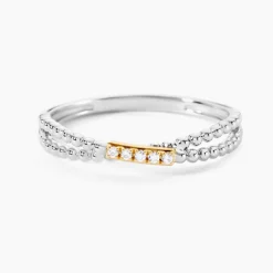 Bague Or Jaune Oxyde De Zirconium-Histoire d'Or Hot