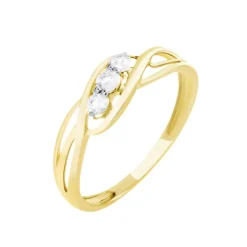 Bague Or Jaune Shaleana Oxydes De Zirconium-Histoire d'Or Outlet