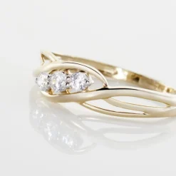 Bague Or Jaune Shaleana Oxydes De Zirconium-Histoire d'Or Outlet