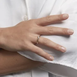 Bague Or Jaune Shaleana Oxydes De Zirconium-Histoire d'Or Outlet