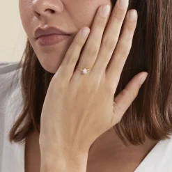 Bague Or Jaune Solitaire Harrietta Oxyde De Zirconium-Histoire d'Or Hot