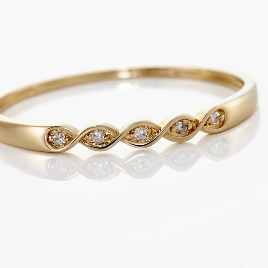 Bague Or Jaune Terance Diamants-Histoire d'Or Best