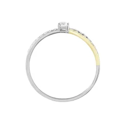 Bague Or Tricolore Peregrine Oxyde De Zirconium-Histoire d'Or