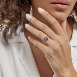 Histoire d'Or Bague Orchidee Diamant