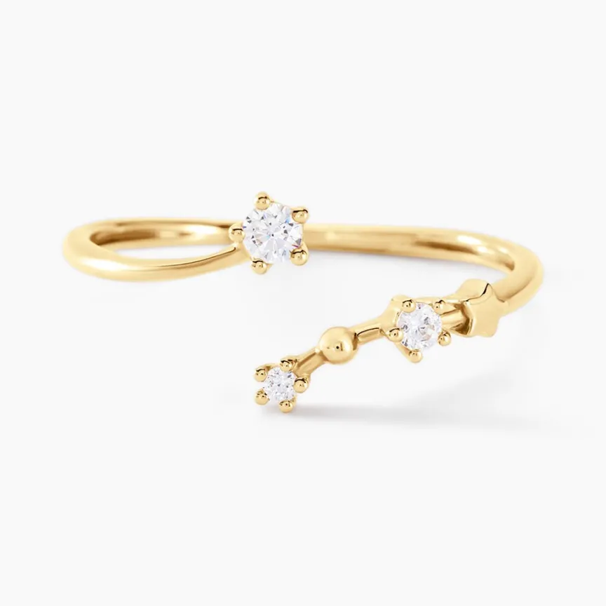 Bague Orion Or Jaune Oxyde De Zirconium-Histoire d'Or Outlet