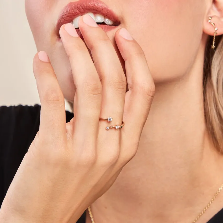 Bague Orion Or Jaune Oxyde De Zirconium-Histoire d'Or Outlet