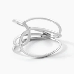 Bague Paros Argent Blanc-Histoire d'Or Discount