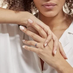 Histoire d'Or Bague Petale Et Diamant