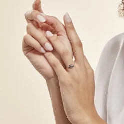 Histoire d'Or Bague Petale Et Diamant