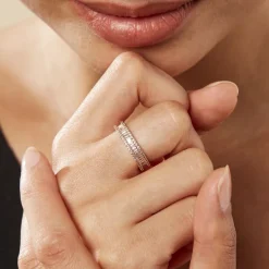 Bague Plaqué Or Gallez Oxydes De Zirconium-Histoire d'Or