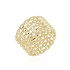 Bague Plaqué Or Jaune Atila-Histoire d'Or Sale