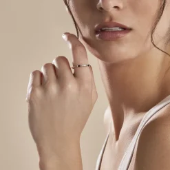 Bague Plaqué Or Jaune Calvin Oxyde De Zirconium-Histoire d'Or Online