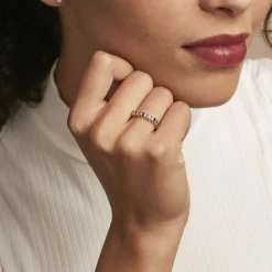 Bague Plaqué Or Jaune Ethem Anneau Pierres Multicolores-Histoire d'Or Best