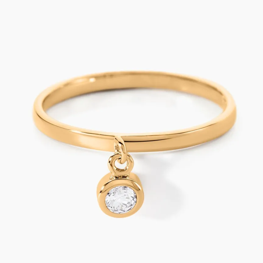 Bague Plaqué Or Jaune Lynnha Oxyde De Zirconium-Histoire d'Or Clearance