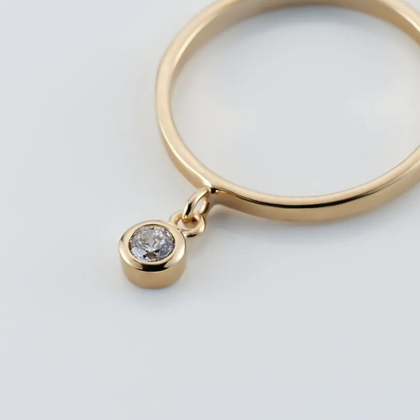 Bague Plaqué Or Jaune Lynnha Oxyde De Zirconium-Histoire d'Or Clearance