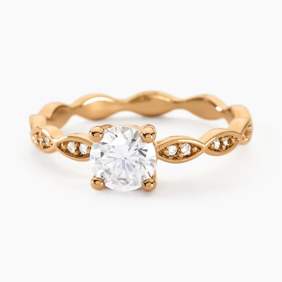 Histoire d'Or Bague Plaqué Or Kurt Oxydes De Zirconium