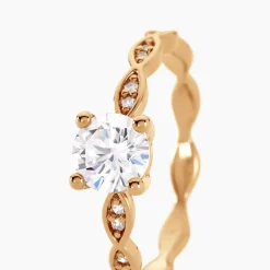 Histoire d'Or Bague Plaqué Or Kurt Oxydes De Zirconium