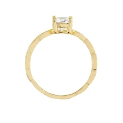 Histoire d'Or Bague Plaqué Or Kurt Oxydes De Zirconium