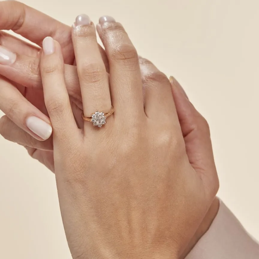 Bague Plaqué Or Mahats Oxyde De Zirconium-Histoire d'Or Discount