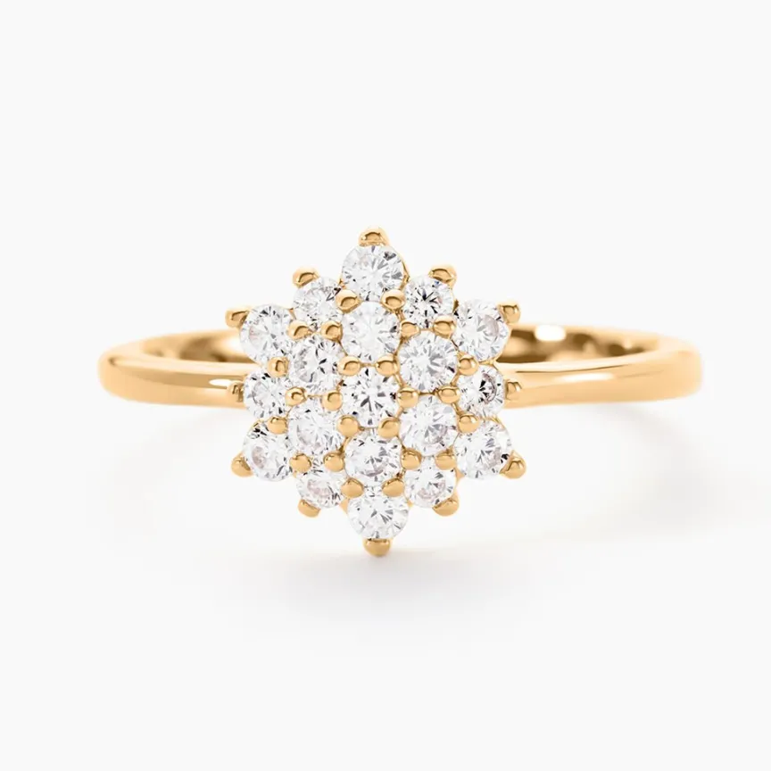 Bague Plaqué Or Sadoth Oxyde De Zirconium-Histoire d'Or New