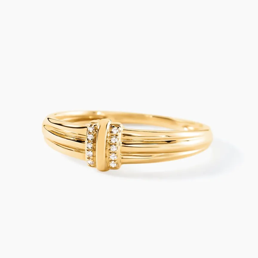 Bague Precious Line Or Jaune Diamant-Histoire d'Or Best