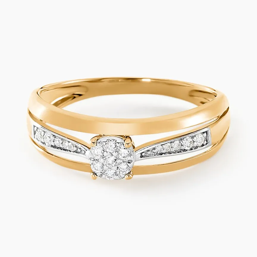 Bague Primrose Or Jaune Diamant-Histoire d'Or New
