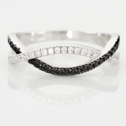 Bague Prudentia Argent Blanc Oxyde De Zirconium-Histoire d'Or Online