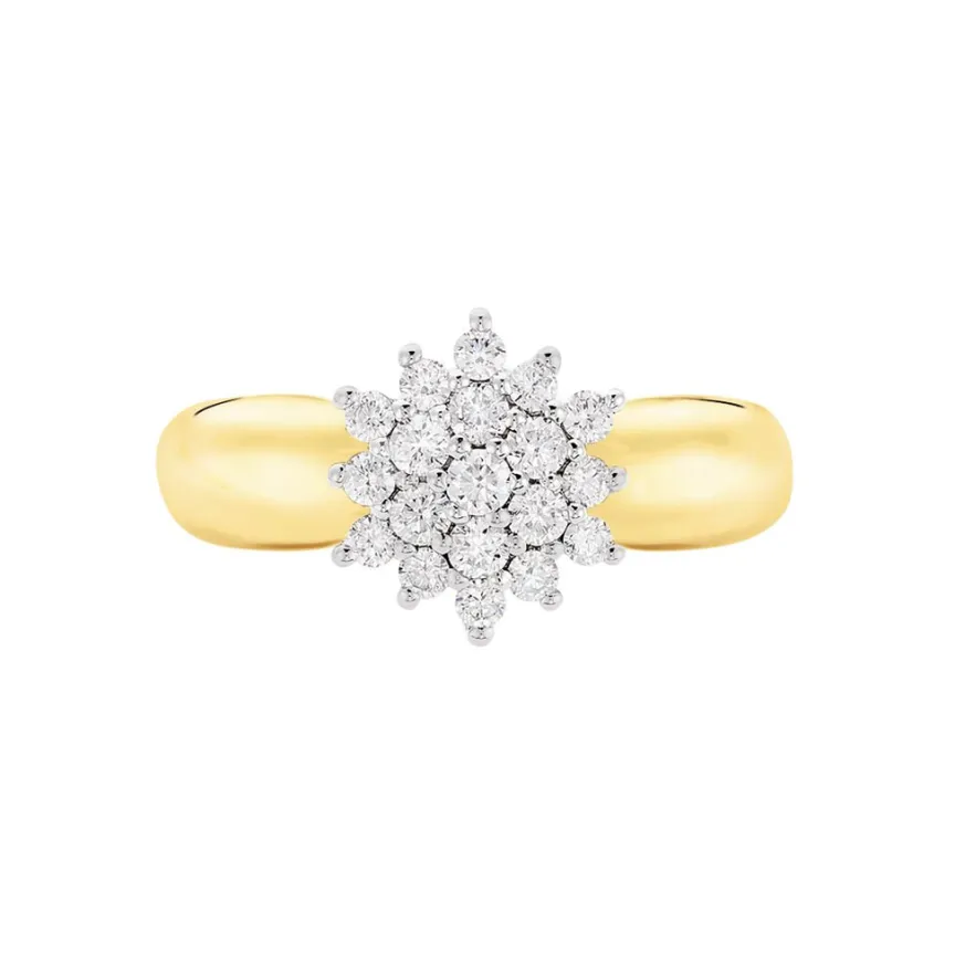 Bague Rasha Or Jaune Diamant-Histoire d'Or New