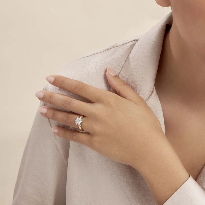 Bague Rasha Or Jaune Diamant-Histoire d'Or New