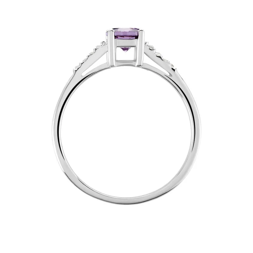 Bague Rio Argent Blanc Oxyde De Zirconium-Histoire d'Or