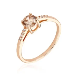 Bague Rio Argent Rose Oxyde De Zirconium-Histoire d'Or Sale