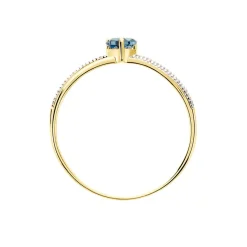 Histoire d'Or Bague Rory Or Jaune Topaze